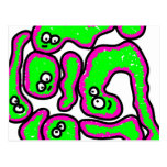 Virus de grippe carte postale