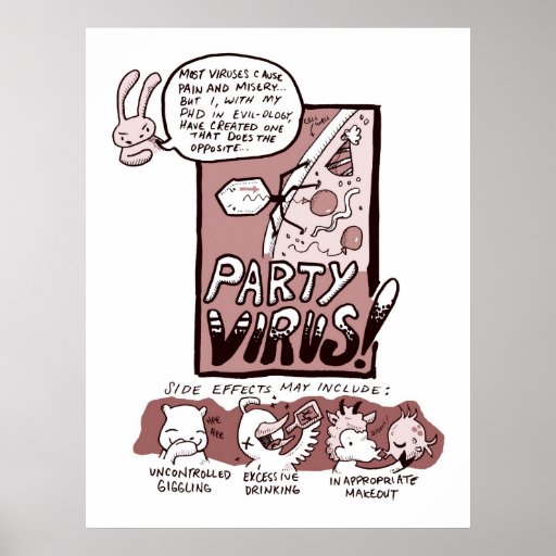 Virus de partie poster