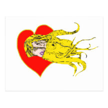 VISAGE BLOND.png Cartes Postales
