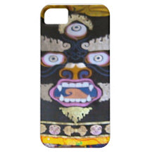 Visage brodé iPhone 5 case