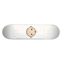 Visage de bébé plateaux de skateboards customisés
