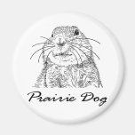 visage de chien de purairie aimant