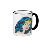 Visage de femme de merveille tasse