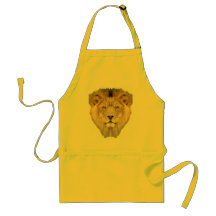 Visage de lion tabliers
