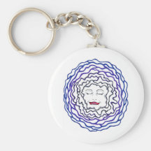 visage de magma porte-clé