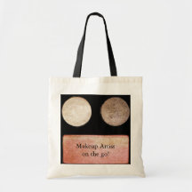 Visage de palette de maquilleur sacs fourre-tout