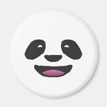 Visage de panda magnets pour réfrigérateur
