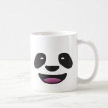 Visage de panda tasse