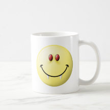 Visage de smiley de vampire mugs