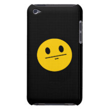 Visage de smiley de visage de tisonnier coque Case-Mate iPod touch