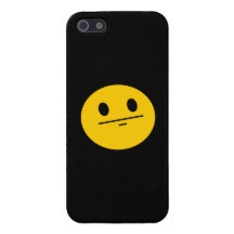 Visage de smiley de visage de tisonnier iPhone 5 case