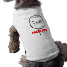 Visage de tisonnier - habillement d'animal familie tee-shirt pour toutou