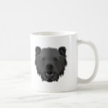 visage d'ours noir tasses à café