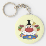 Visage doux de clown porte-clé