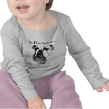 Visage heureux de bouledogue t-shirts