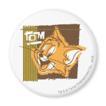 Visage heureux de Tom magnets