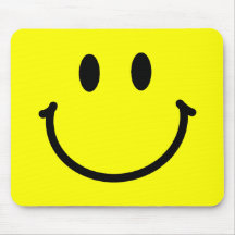 Visage heureux Mousepad Tapis De Souris