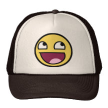 Visage impressionnant casquettes