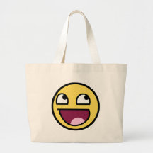visage impressionnant de smiley de /b/ sac