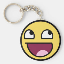 Visage impressionnant Keychain Porte-clef