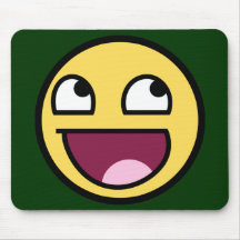 Visage impressionnant Mousepad Tapis De Souris
