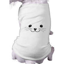 Visage mignon de chat manteaux pour toutous