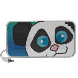visage mignon d'ours panda haut-parleurs PC