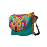 Visage orange de singe de Tiki de kaléidoscope Besaces