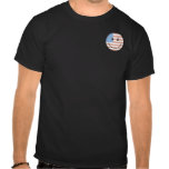 Visage patriotique de smiley de drapeau des Etats- T-shirt