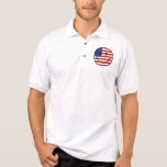 Visage patriotique de smiley des Etats-Unis T-shirt