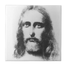 Visage saint de Jésus Carreau