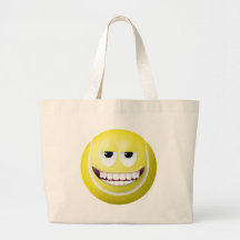 Visage souriant 2 de balle de tennis sac en toile