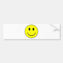 visage souriant autocollants pour voiture