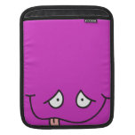 visage souriant de collage idiot de langue sur le  housses iPad