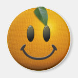 Visage souriant heureux aimant pour réfrigérateur