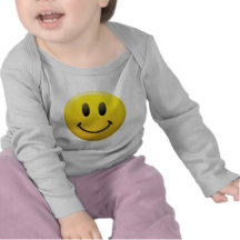 Visage souriant heureux t-shirt