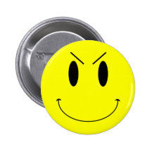 Visage souriant mauvais jaune de KRW Pin's