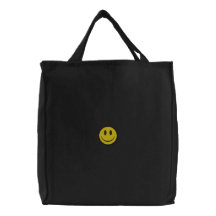 Visage souriant sacs en toile