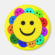VISAGES SOURIANTS MAGNETS POUR RÉFRIGÉRATEUR