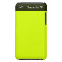 Visibilité jaune et élevée au néon coque iPod touch Case-Mate