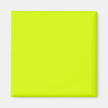 Visibilité jaune et élevée au néon magnets pour réfrigérateur