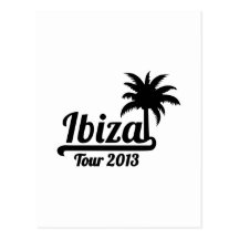 Visite 2013 d'Ibiza Carte Postale
