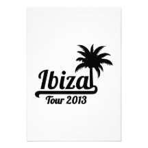 Visite 2013 d'Ibiza Invitation Personnalisée