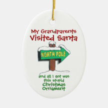 Visite à Père Noël Ornements