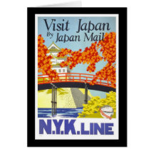 Visite Japon par courrier du Japon Cartes De Vœux