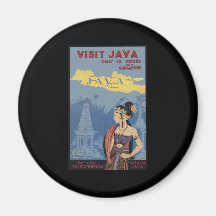 Visite Java seulement 36 heures de Singapour Aimants Pour Réfrigérateur