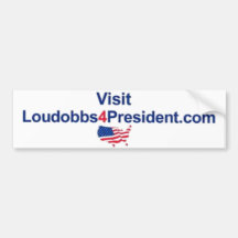 Visite LouDobbs4President.com Adhésif Pour Voiture