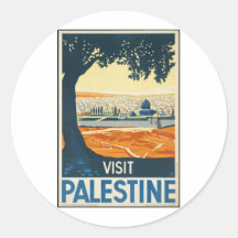 Visite Palestine Autocollants