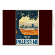 Visite Palestine Cartes De Vœux