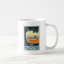 Visite Palestine Tasse